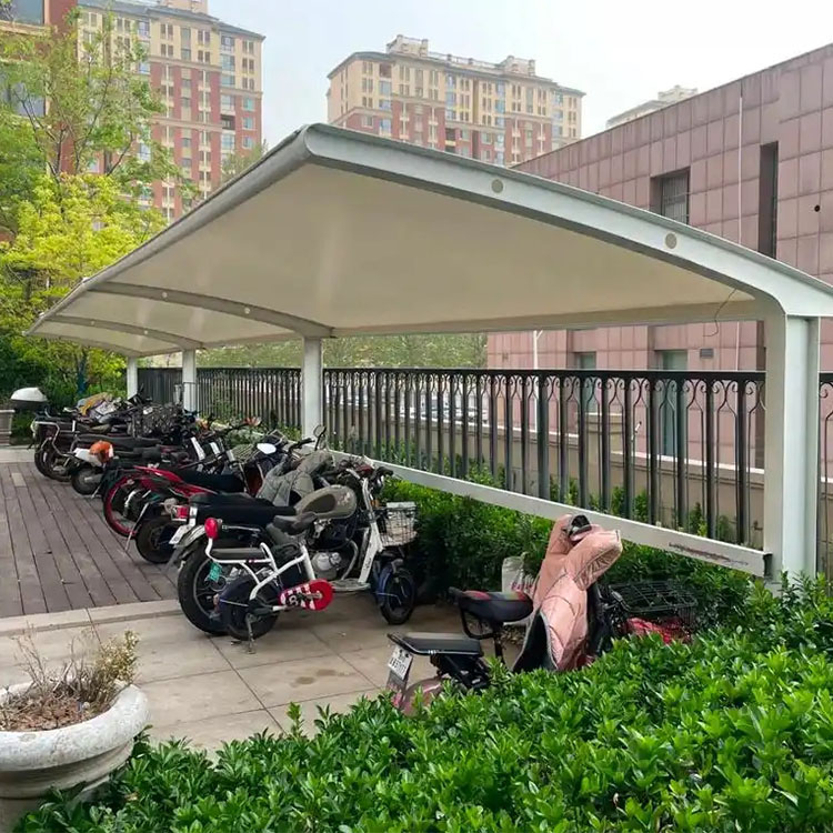 屏南县膜结构电动车棚